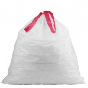 Trash Bag Drawstring, Waste Basket, 8gal/15ct
